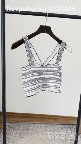 Pinko кроп ластичен топ, снимка 6 - Корсети, бюстиета, топове - 55225768
