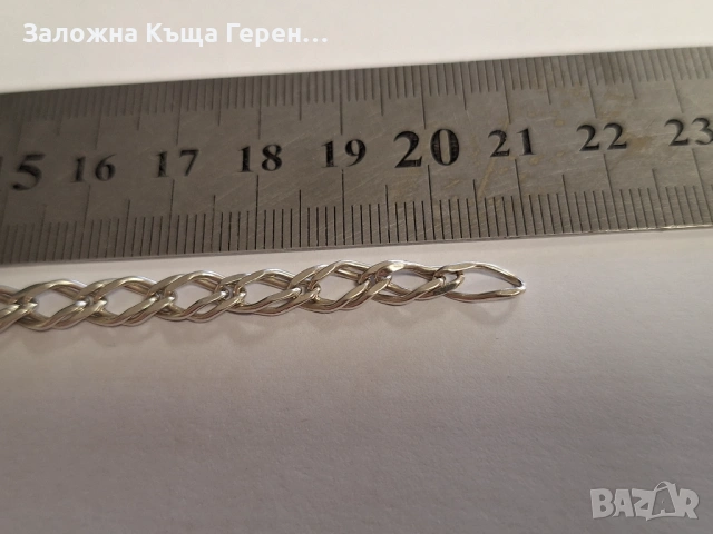 Сребърна Гривна - 8,80гр., снимка 2 - Гривни - 54132432