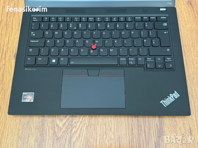14' TOUCH Full HD+ Ryzen 5 PRO 7450u Lenovo ThinkPad T14s Gen 4 16GB LPDDR5/512GB NVMe/Бат 10ч, снимка 12 - Лаптопи за работа - 54954415