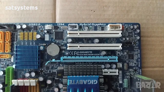 Дънна платка Gigabyte GA-MA78GM-US2H Socket AM2+ CPU+FAN, снимка 7 - Дънни платки - 55335609
