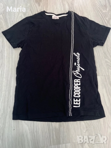 Lee Cooper Originals мъжка тениска M черна оригинална