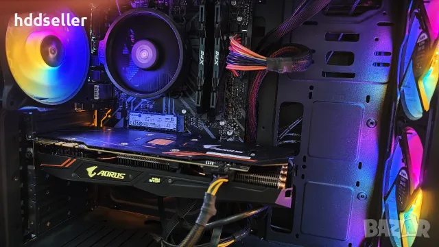 Геймърски компютър RYZEN 5 3600 16GB 1070TI 512GB SSD 1TB HDD, снимка 3 - Геймърски - 55293861