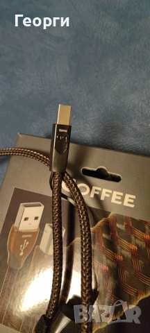 Audioquest Coffee USB A to B 0.75, снимка 5 - Аудиосистеми - 55437370