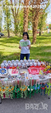 Ръчна изработка . Кашпи . Плетени на една кука , снимка 4 - Декорация за дома - 54443738