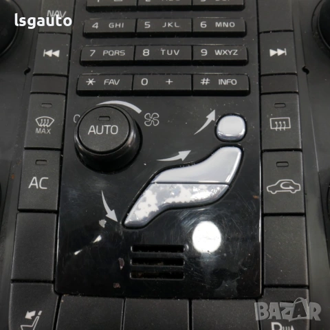 Панел управление CD навигация климатик Volvo V60 2010-2014 ID: 161057 ОЕМ № 30795272, снимка 4 - Части - 54695458