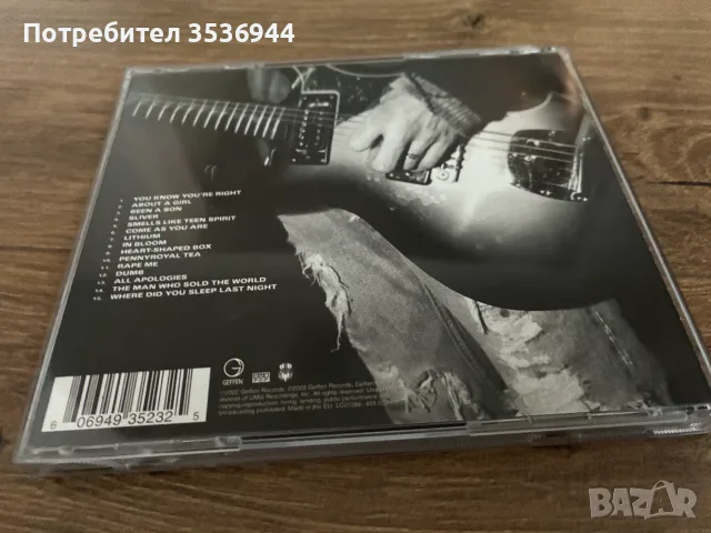 Nirvana CD 2002 GEFFEN, снимка 7 - CD дискове - 55531079