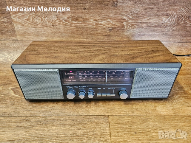 Радио ITT Viola 350 Stereo – Винтидж Дървена класика, Топъл аналогов звук, снимка 11 - Радиокасетофони, транзистори - 55022954