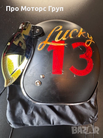 Каска TORC Lucky 13 Open Face “M”, снимка 2 - Аксесоари и консумативи - 54562024