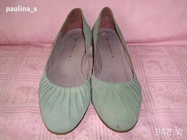 Два различни чифта / Естествена кожа и велур маркови обувки "Scarpa" optimal и "Scenario"  , снимка 12 - Дамски елегантни обувки - 41564578