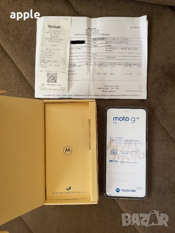 ЧИСТО НОВ Motorola Moto g35, 5G Dual SIM, 4GB RAM, 256GB,черен