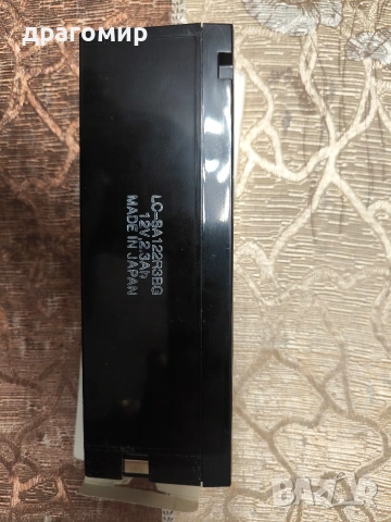 LC-SA122R3BG 12 V 2,3 Ah made in JAPAN , снимка 2 - Камери - 54904217