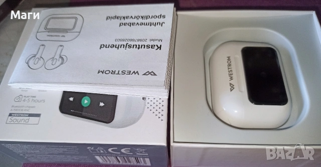 Безжични слушалки Westrom wireless earbuds , снимка 4 - Безжични слушалки - 54421202