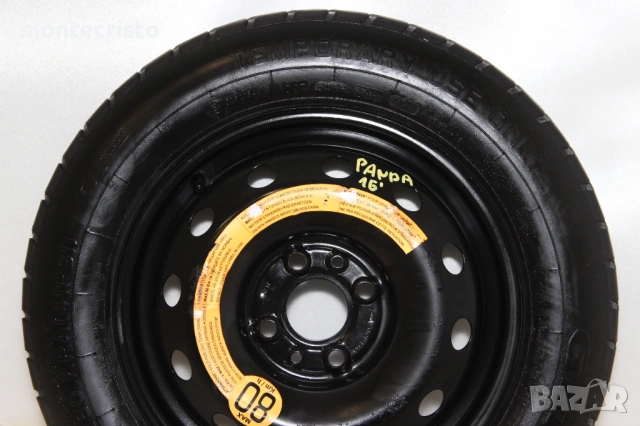 Резервна гума патерица Fiat Panda (2003-2025г.) 4x98 / 58.1 / 14 цола Фиат Панда, снимка 2 - Гуми и джанти - 54337505