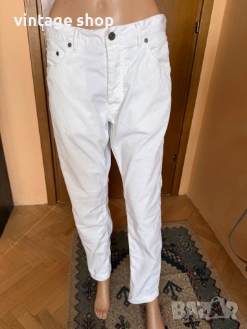 Мъжки бели дънки Massimo Dutti