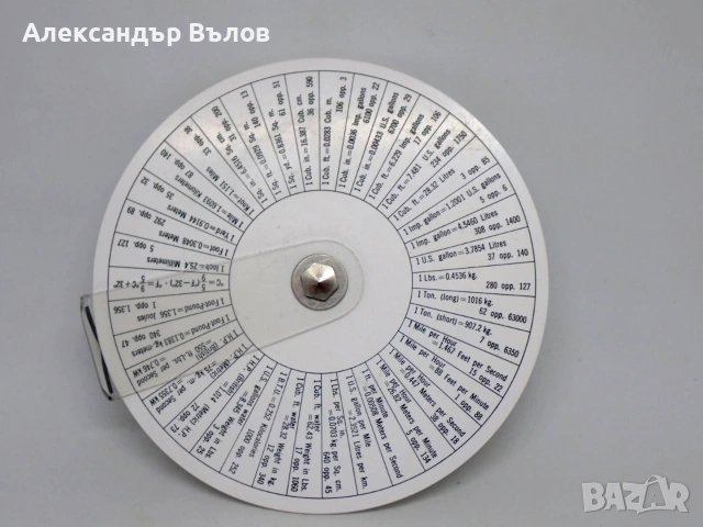 Ретро кръгла сметачна линия Concise No. 28 (Made in Japan), рекламна Oxoid, снимка 3 - Колекции - 54988610