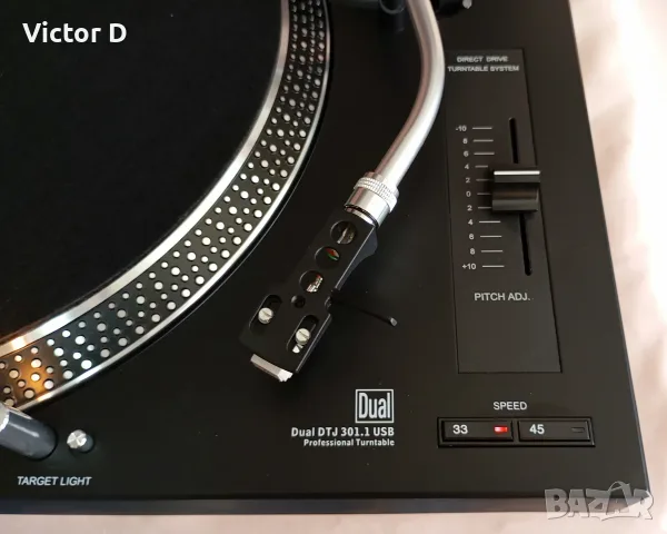 DUAL DTJ 301.1 USB-Грамофон Direct Drive,вградена RIAA , снимка 9 - Грамофони - 55529119