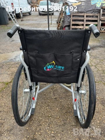Ръчна инвалидна количка згаваемо WE CARE, снимка 2 - Детски велосипеди, триколки и коли - 54154615