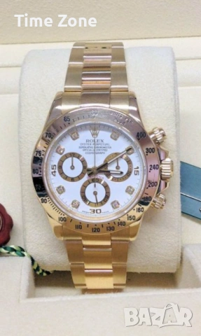 Rolex Cosmograph Daytona 40mm Yellow Gold Black Dial Automatic Различни Варианти, снимка 6 - Мъжки - 54047435