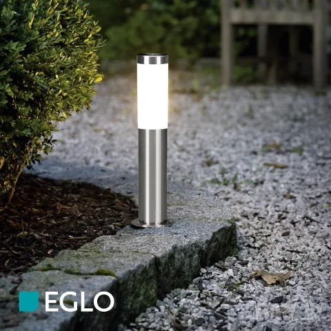Градинска Лампа Стълбче Eglo Helsinki 81751 (45 см, Инокс, E27, IP44)