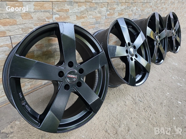 Продавам ОРИГИНАЛНИ джанти 18 ' цола 5x112 57,1 Audi a4,a6,a8 Pasat 4,5. 7 1/2 J ET38 DEZENT, снимка 2 - Гуми и джанти - 55019915