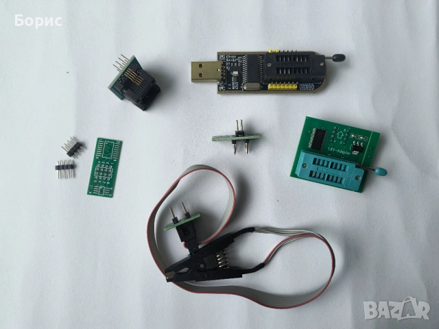 CH341A USB Програматор SPI + EEPROM , снимка 2 - Друга електроника - 54835082