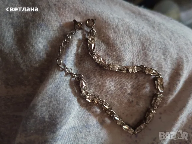 гривна с орнамент сърце и детелина, снимка 4 - Гривни - 55516915
