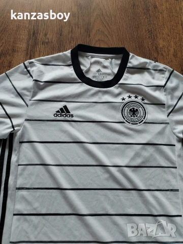 ADIDAS Germany Football Soccer Home Shirt 2020-22 - мъжка колекционерска тениска КАТО НОВА М, снимка 5 - Тениски - 55252740