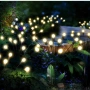 Соларни градински лампи "Светулки" 6 LED, комплект 2 броя - Топла бяла светлина, IP65, до 15 часа ра, снимка 3