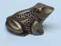 Бронзова статуетка - жаба, снимка 5