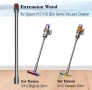 Удължителна тръба за прахосмукачка Dyson V12 Detect Slim / V10 Digital Slim, 74 см, снимка 6