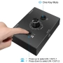 HiFi стерео аудио превключвател 2x1/1x2 – RCA & 3.5 мм жак суичър с Mute бутон за PC и аудио 10472, снимка 11