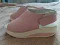 Млечно розови сандали естествена кожа, снимка 1