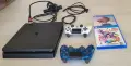 PlayStation 4 Slim 1TB + 2 Контролера + PlayStation Camera + 2 Игри, снимка 1