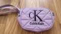 Дамска лилава чанта Calvin Klein лилав цвят, снимка 3