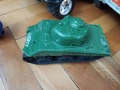 Лот много големи коли, камиони, вертолет, танк, снимка 4