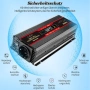 Seamuing 1000W инвертор за кола DC 12V към AC 220V конвертор за EU контакт и USB порт, снимка 3