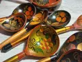 Лот Хохлома Стари Руски Сувенири, снимка 9