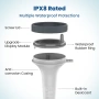Newentor Wireless Pool Thermometer – безжичен плаващ термометър за басейн, SPA и джакузи (Milky), снимка 2