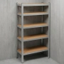Професионален метален стелаж HÖGLER 180x100x60 см – 5 рафта, товароносимост 1000 кг, снимка 1