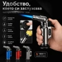 Мини газова горелка пиезо запалване кухненска запалка газ сладкарска, снимка 7