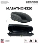 Багажник Кутия Автобокс за автомобил MENABO Marathon 320L 137/79/36CM, снимка 1