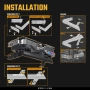 EZDIY-FAB Graphics Card GPU Holder подпора за видео карти RX7990XTX, RTX4090 , RTX5090, снимка 4