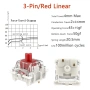 Zjmehty Gateron G Pro 3.0 Red Switches – механични суичове за клавиатура, 3-Pin, 45gf (36 броя), снимка 4