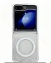 Samsung galaxy Z flip 8/7/6 magsafe ударо-устойчив кейс прозрачен, снимка 3