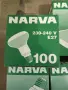 Лот 4 бр. крушки NARVA 100W E27 – Рефлекторни / Внос Германия, снимка 2