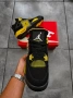  👟Nike Air Jordan 4 Retro Black Yellow, снимка 3