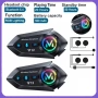 Интерком за каска Мото Intercom Слушалка за каска Блутут Bluetooth 5.4 Хендсфри за мотор Y12 2в1, снимка 6
