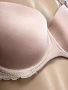 Сутиен Hunkemöller - 80D в нежен пудрено розов цвят с дантела, снимка 3