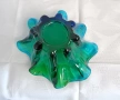 Купа/фруктиера от цветно арт стълло Мурано/ Мurano Art Glass. , снимка 6