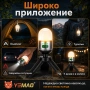 Мощна къмпинг лампа осветление LED фенер за палатка туризъм рибов, снимка 4